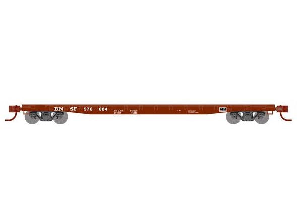 Athearn RTR 1600 N Scale 53' GSC Flatcar BNSF 576684