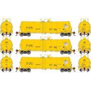 Athearn RTR 16398 HO Scale 16k Clay Slurry Tank Car Trinity TILX 3 Pack