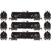 Athearn RTR 16407 HO Scale 16k Clay Slurry Tank Car Amoco AMOX 3 Pack