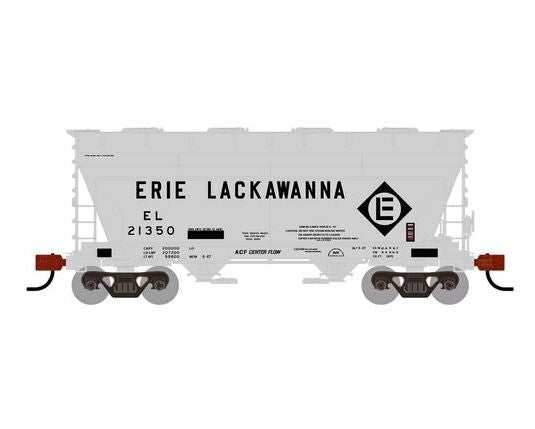 Athearn RTR 1680 HO Scale ACF 2970 Covered Hopper Erie Lackawanna EL Primed for Grime 21350