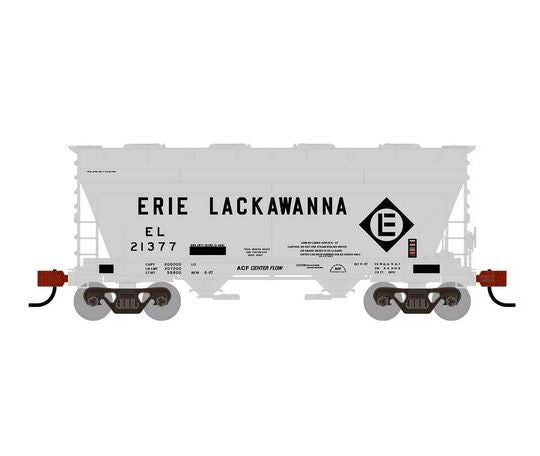 Athearn RTR 1681 HO Scale ACF 2970 Covered Hopper Erie Lackawanna EL Primed for Grime 21377