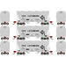 Athearn RTR 1682 HO Scale ACF 2970 Covered Hopper Erie Lackawanna EL Primed for Grime 3-Pack