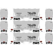 Athearn RTR 1685 HO Scale ACF 2970 Covered Hopper Rio Grande DRGW 3-Pack