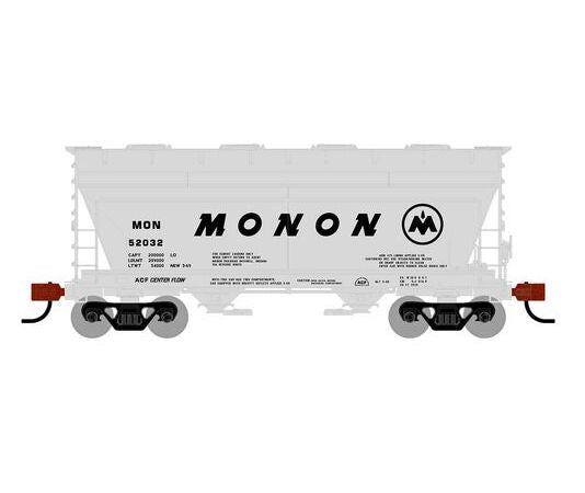 Athearn RTR 1686 HO Scale ACF 2970 Covered Hopper Monon 52032