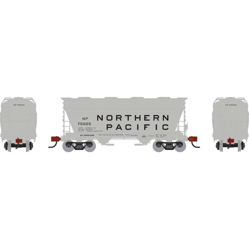 Athearn RTR 1689 HO Scale ACF 2970 Covered Hopper Northern Pacific NP 75005