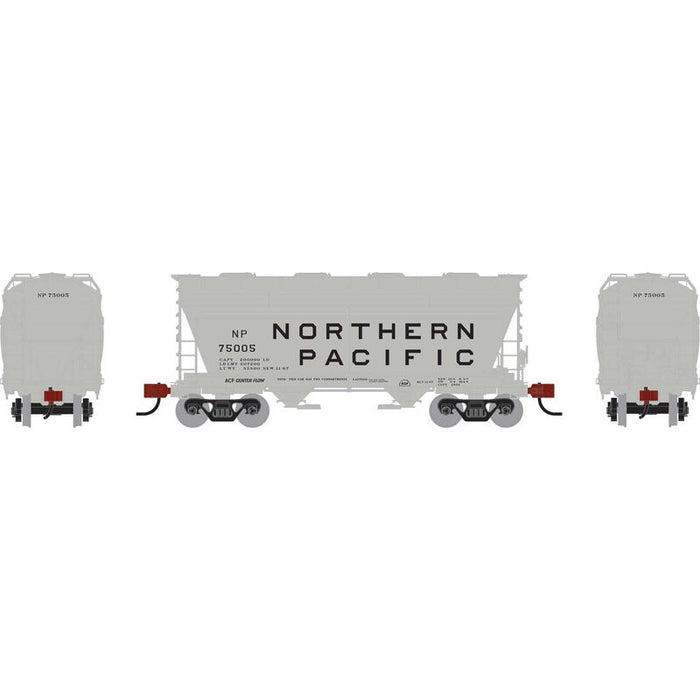 Athearn RTR 1689 HO Scale ACF 2970 Covered Hopper Northern Pacific NP 75005