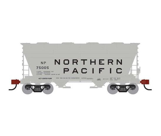 Athearn RTR 1689 HO Scale ACF 2970 Covered Hopper Northern Pacific NP 75005