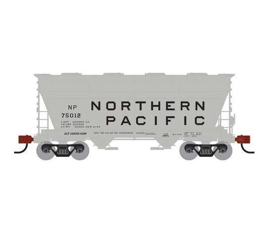 Athearn RTR 1690 HO Scale ACF 2970 Covered Hopper Northern Pacific NP 75012