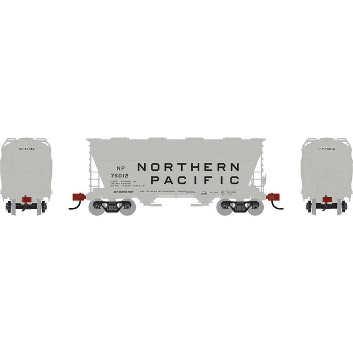 Athearn RTR 1690 HO Scale ACF 2970 Covered Hopper Northern Pacific NP 75012