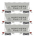 Athearn RTR 1691 HO Scale ACF 2970 Covered Hopper Northern Pacific NP 3-Pack