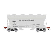 Athearn RTR 1693 HO Scale ACF 2970 Covered Hopper Bay State Milling BSMX 9