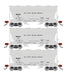 Athearn RTR 1694 HO Scale ACF 2970 Covered Hopper Bay State Milling BSMX 3-Pack