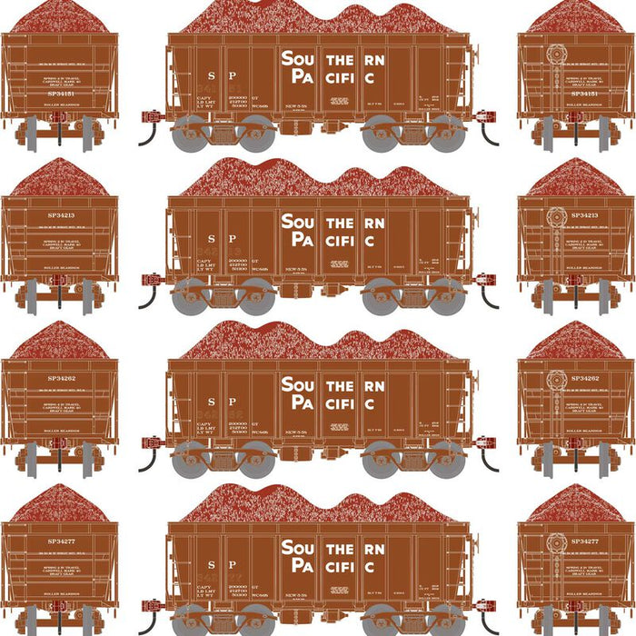 Athearn RTR 1697 HO Scale 26' Ore Car High Side w/Load Southern Pacific SP 4-Pack #2
