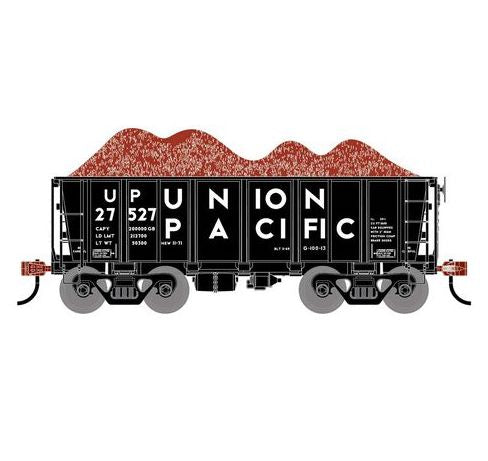 Athearn RTR 1698 HO Scale 26' Ore Car Low Side w/Load Union Pacific UP 27527
