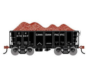 Athearn RTR 1701 HO Scale 26' Ore Car Low Side w/Load Canadian Pacific CP 375507