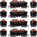 Athearn RTR 1705 HO Scale 26' Ore Car Low Side w/Load Pennsylvania PRR 4-Pack #1