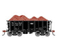 Athearn RTR 1707 HO Scale 26' Ore Car Low Side w/Load Nacionales de Mexico NdeM 130977