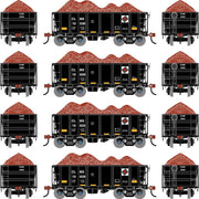 Athearn RTR 1712 HO Scale 26' Ore Car Low Side w/Load Cyprus Sierrita Corp CLMX 4-Pack #2