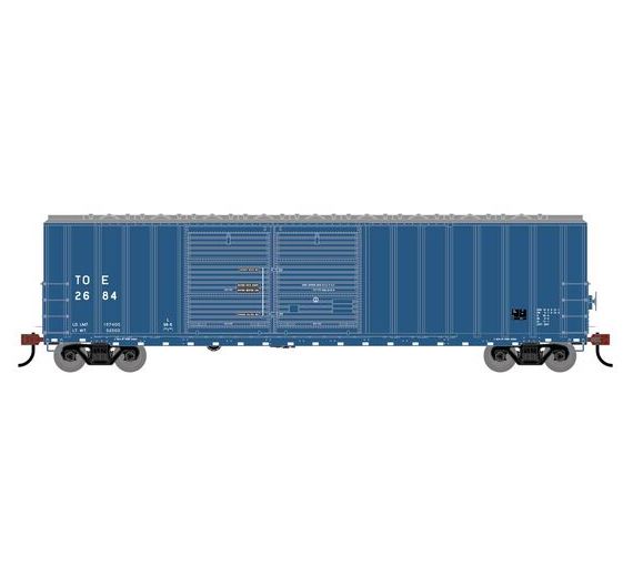 Athearn RTR 1742 HO Scale 50' FMC 5077 DBL Door Boxcar Texas, Oklahoma and Eastern TOE 2684