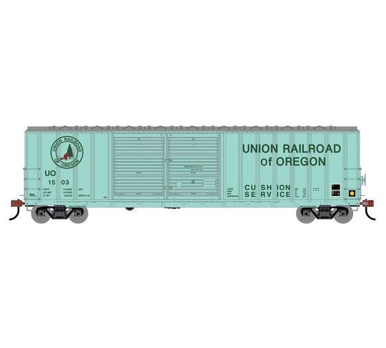 Athearn RTR 1744 HO Scale 50' FMC 5077 DBL Door Boxcar Union Railroad of Oregon UO 1503