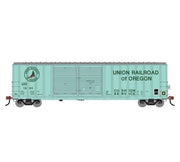 Athearn RTR 1745 HO Scale 50' FMC 5077 DBL Door Boxcar Union Railroad of Oregon UO 1504