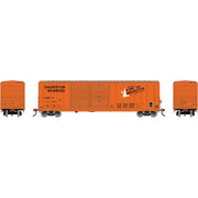 Athearn RTR 1746 HO Scale 50' FMC 5347 DBL Door Boxcar Galveston Wharves GWF 1144