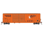 Athearn RTR 1747 HO Scale 50' FMC 5347 DBL Door Boxcar Galveston Wharves GWF 1179