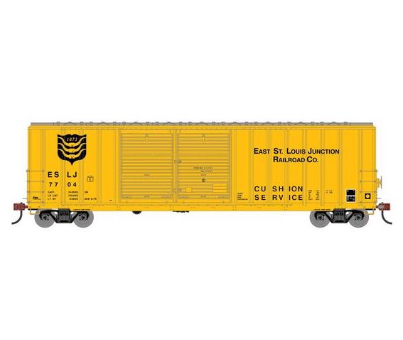 Athearn RTR 1749 HO Scale 50' FMC 5347 DBL Door Boxcar East St-Louis Junction ESLJ 7704