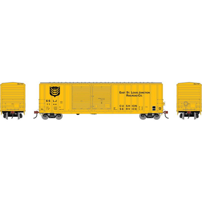 Athearn RTR 1751 HO Scale 50' FMC 5347 DBL Door Boxcar East St-Louis Junction ESLJ 7744