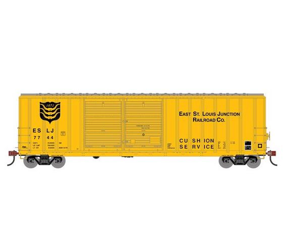 Athearn RTR 1751 HO Scale 50' FMC 5347 DBL Door Boxcar East St-Louis Junction ESLJ 7744