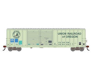Athearn RTR 1752 HO Scale 50' FMC 5077 DBL Door Boxcar Lamoille Valley LVRC 4219 Prime for Grime