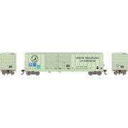 Athearn RTR 1752 HO Scale 50' FMC 5077 DBL Door Boxcar Lamoille Valley LVRC 4219 Prime for Grime