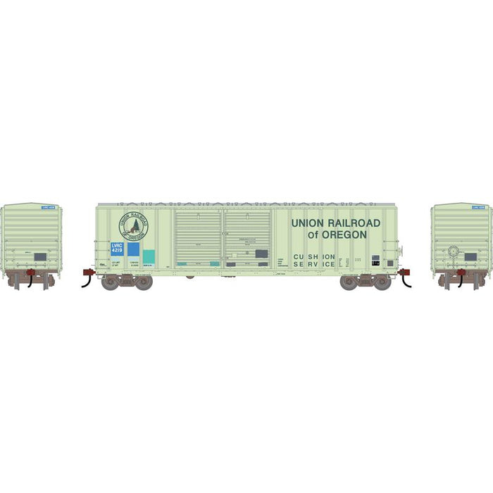 Athearn RTR 1752 HO Scale 50' FMC 5077 DBL Door Boxcar Lamoille Valley LVRC 4219 Prime for Grime