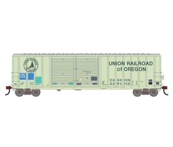 Athearn RTR 1752 HO Scale 50' FMC 5077 DBL Door Boxcar Lamoille Valley LVRC 4219 Prime for Grime
