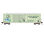 Athearn RTR 1752 HO Scale 50' FMC 5077 DBL Door Boxcar Lamoille Valley LVRC 4219 Prime for Grime