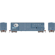 Athearn RTR 1753 HO Scale 50' FMC 5347 DBL Door Boxcar Lamoille Valley LVRC 4140 Primed for Grime
