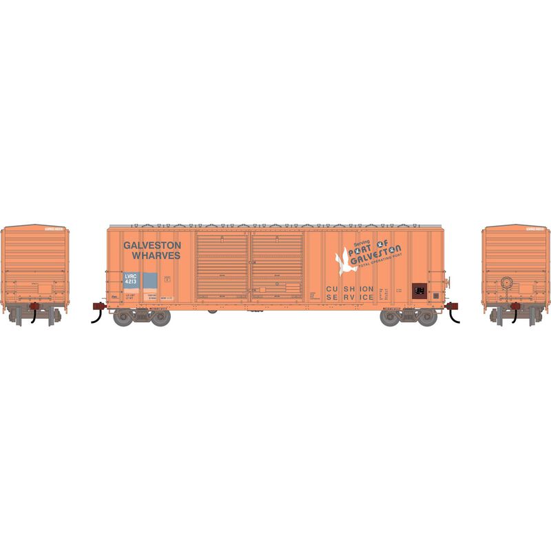Athearn RTR 1754 HO Scale 50' FMC 5347 DBL Door Boxcar Lamoille Valley LVRC 4213 Primed for Grime