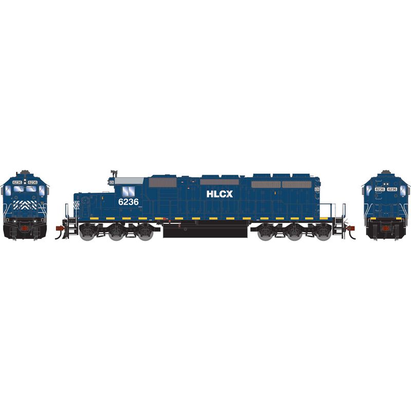 Athearn RTR 1803 HO Scale EMD SD40-2 Helm Leasing HLCX 6236 DC