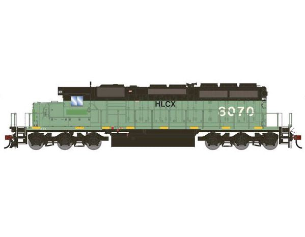 Athearn RTR 1804 HO Scale EMD SD40-2 Helm Leasing HLCX 8070 DC Primed for Grime