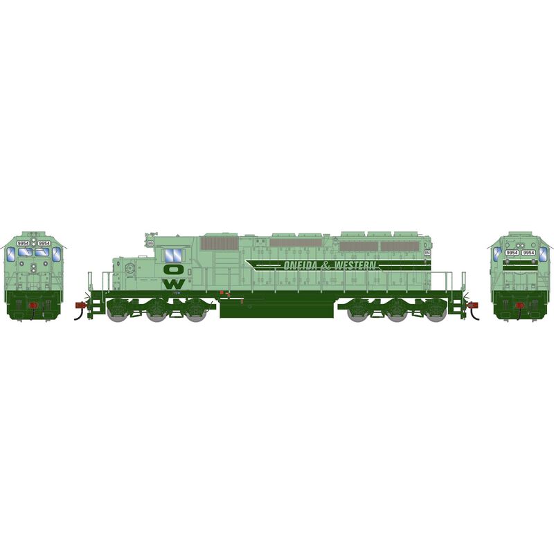 Athearn RTR 1806 HO Scale EMD SD40-2 Oneida & Western OWTX 9954 DC