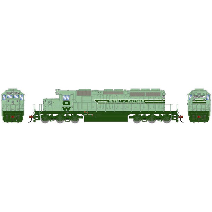 Athearn RTR 1806 HO Scale EMD SD40-2 Oneida & Western OWTX 9954 DC
