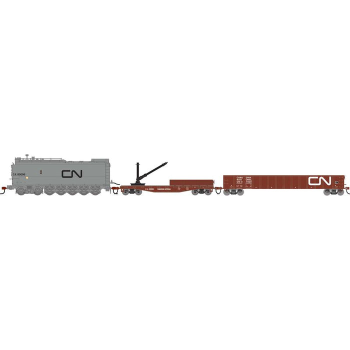 Athearn RTR 1819 HO Scale Maintenance of Way 3-Car Set Canadian National CN