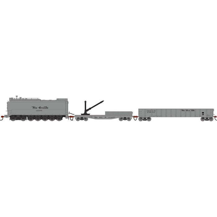 Athearn RTR 1820 HO Scale Maintenance of Way 3-Car Set Rio Grande D&RGW