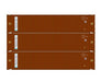 Athearn RTR 1834 HO Scale 45' Container Scandinavian Container Services SCSU 3-Pack