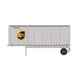 Athearn RTR 1837 HO Scale 28' Container and Chassis UPS #3