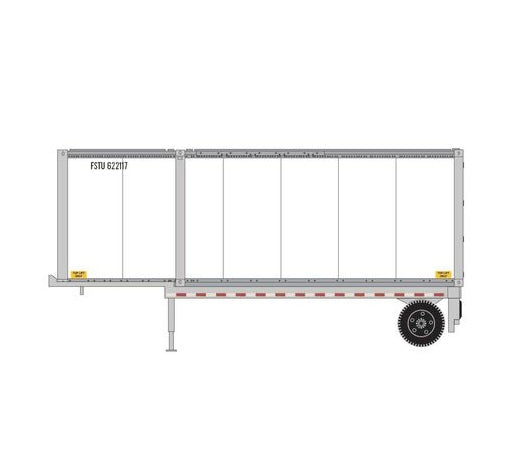 Athearn RTR 1838 HO Scale 28' Container and Chassis Fastrac Intermodal #1