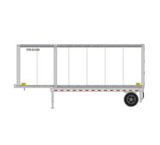 Athearn RTR 1840 HO Scale 28' Container and Chassis Fastrac Intermodal #3