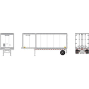 Athearn RTR 1840 HO Scale 28' Container and Chassis Fastrac Intermodal #3