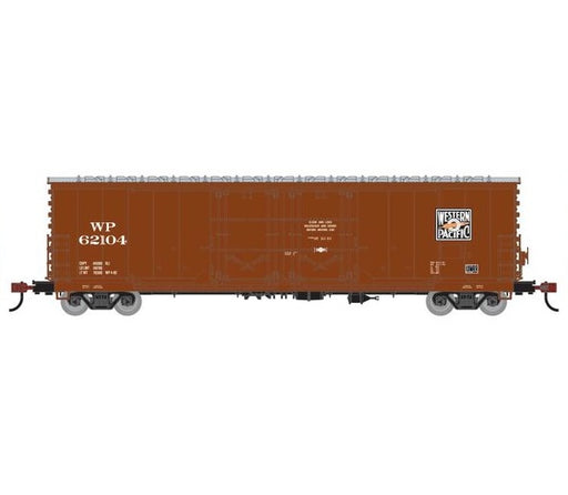 Athearn RTR 1847 HO Scale 50' Evans Double Door Boxcar Western Pacific WP 62104