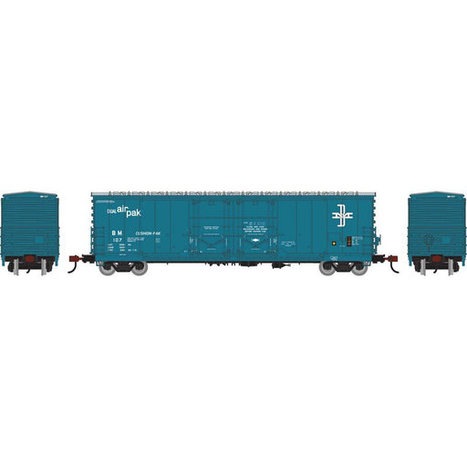 Athearn RTR 1850 HO Scale 50' Evans Double Door Boxcar Boston & Maine B&M 107